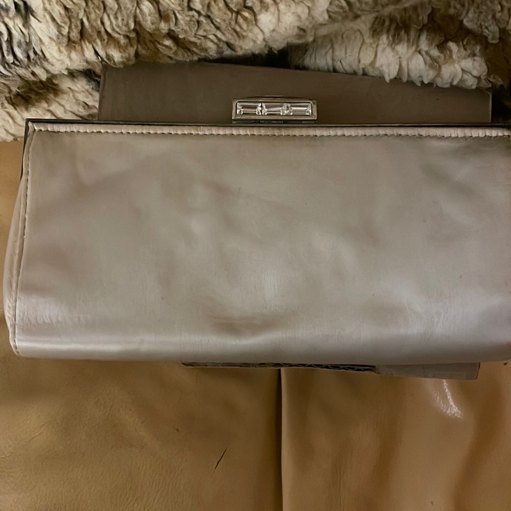Judith Leiber satin clutch